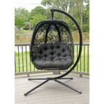 Hanging Egg Chair Egg Chair Butterfly Black