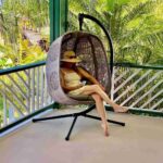 Hanging Egg Chair Egg Chair Sunflower Sand