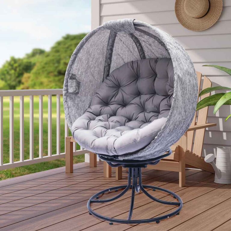 Swivel Chair Swivel Ball Chair Leaf Grey