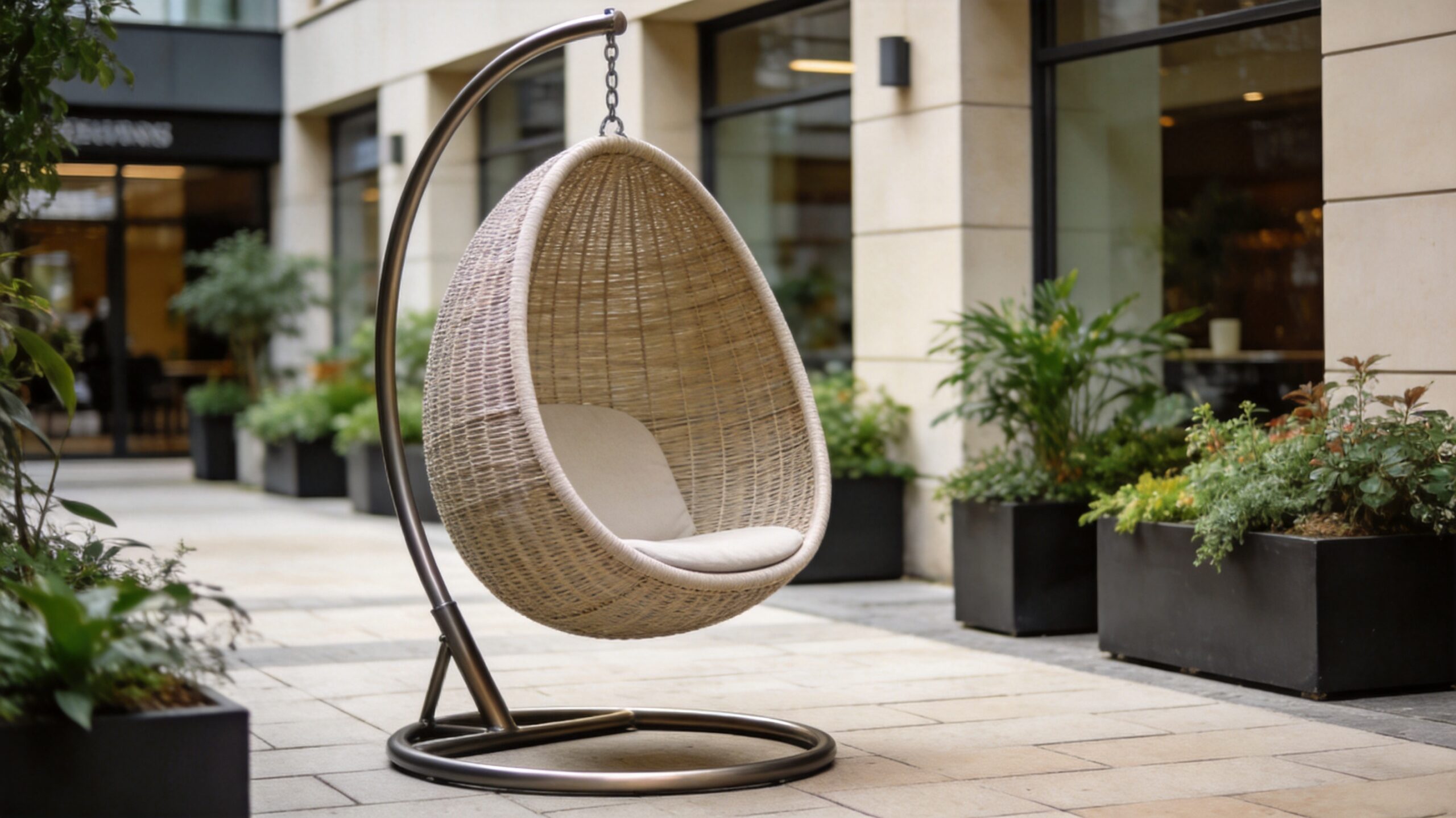 Hanging Egg Chair with Stand: The Ultimate Solution for Commercial Outdoor Spaces